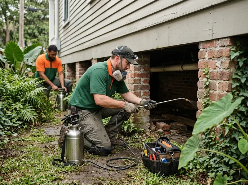 Crawlspace Pest Decontamination in New Orleans, LA
